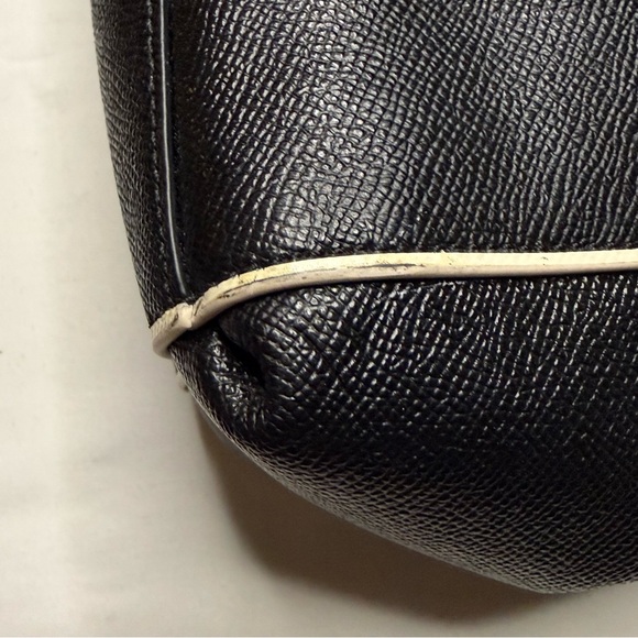 Coach Christie Carryall Satchel Small Black/Pink/White Edging w/Hangtag - Picture 9 of 13